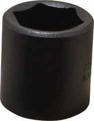 Proto - 3/8" Drive 13/16" Standard Impact Socket - 6 Points, 1-7/32" OAL - USA Tool & Supply