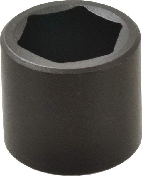 Proto - 3/8" Drive 1" Standard Impact Socket - 6 Points, 1-11/32" OAL - USA Tool & Supply