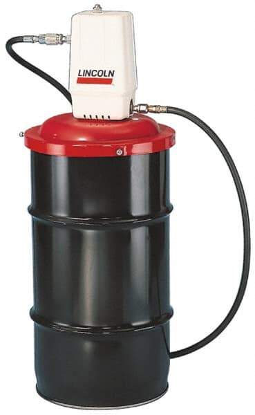 Lincoln - Grease Lubrication Aluminum Air-Operated Pump - For 120 Lb Container - USA Tool & Supply