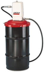 Lincoln - Grease Lubrication Aluminum Air-Operated Pump - For 120 Lb Container - USA Tool & Supply