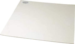 Made in USA - 12" Long, 12" Wide, 1/16" Thick, Silicone Rubber Foam Sheet - 45 to 55 Durometer, White, -20 to 500°F, 640 psi Tensile Strength, Adhesive Backing, Stock Length - USA Tool & Supply