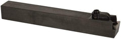 Hertel - CTCP, Neutral Cut, 0° Lead Angle, 3/4" Shank Height x 3/4" Shank Width, Positive Rake Indexable Turning Toolholder - 6" OAL, TP..43. Insert Compatibility, Series Clamp Type - USA Tool & Supply