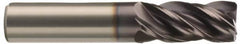 Kennametal - 3/4" Diam 3 Flute Solid Carbide 0.06" Corner Radius End Mill - USA Tool & Supply