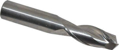OSG - 1/2", 2 Flute, Single End, Solid Carbide, 0.03" Corner Radius End Mill - 3" OAL, 30° Helix, Right Hand Flute, 1-1/4" LOC, Right Hand Cut - USA Tool & Supply