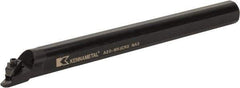 Kennametal - VP.., 3° Lead Angle A-NVJC Internal Right Hand Indexable Profiling Toolholder - 1-1/4" Shank Width, 14" Long, Steel, Through Coolant - USA Tool & Supply