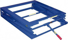 Vestil - 5,000 Lb Capacity Steel Adjustable Pallet Stand - 10" High - USA Tool & Supply