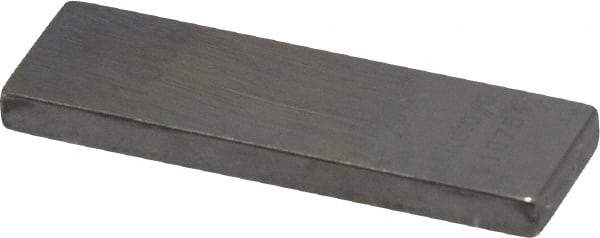 Mitutoyo - 0.1008" Rectangular Steel Gage Block - Accuracy Grade 0, Includes Certificate of Inspection - USA Tool & Supply