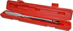 Proto - 3/8" Drive Micrometer Type Ratchet Head Torque Wrench - 16 N/m to 80 N/m Torque, 15-1/2" OAL, Ratchet Head - USA Tool & Supply