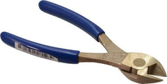 Ampco - 7" OAL, Diagonal Cutter - Aluminum Bronze Handle - USA Tool & Supply