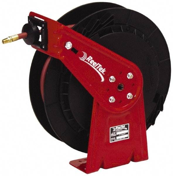 Reelcraft - 50' Spring Retractable Hose Reel - 300 psi, Hose Included - USA Tool & Supply