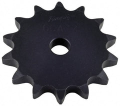 Browning - 18 Teeth, 5/8" Chain Pitch, Chain Size 50, "A" Plate Roller Chain Sprocket - 5/8" Bore Diam, 3.599" Pitch Diam, 3.92" Outside Diam - USA Tool & Supply