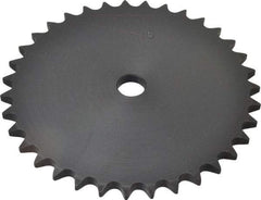 Browning - 35 Teeth, 1/2" Chain Pitch, Chain Size 40, "A" Plate Roller Chain Sprocket - 5/8" Bore Diam, 5-37/64" Pitch Diam, 5.86" Outside Diam - USA Tool & Supply