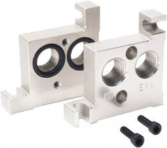 ARO/Ingersoll-Rand - Solenoid Valve End Plate Kit - Use with 3-Way or 4-Way Premair Series Valve Stack - USA Tool & Supply