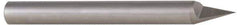 Accupro - 1/2 Inch Diameter, 4 Inch Overall Length, 5/8 Inch Split Length, Solid Carbide, Conical Point Split End Carbide Blank - Single End, 90° Point - USA Tool & Supply