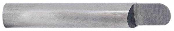 Accupro - 3/16 Inch Diameter, 3 Inch Overall Length, 3/8 Inch Split Length, Solid Carbide, Full Radius Split End Carbide Blank - Double End - USA Tool & Supply