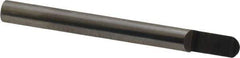 Accupro - 3/16 Inch Diameter, 2 Inch Overall Length, 3/8 Inch Split Length, Solid Carbide, Full Radius Split End Carbide Blank - Single End - USA Tool & Supply