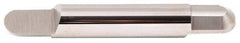 Accupro - 1/8 Inch Diameter, 3 Inch Overall Length, 3/8 Inch Split Length, Solid Carbide, Full Radius Split End Carbide Blank - Single End - USA Tool & Supply