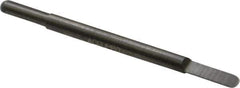 Accupro - 1/8 Inch Diameter, 2 Inch Overall Length, 3/8 Inch Split Length, Solid Carbide, Full Radius Split End Carbide Blank - Double End - USA Tool & Supply