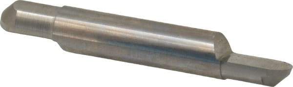 Accupro - 3/8 Inch Diameter, 2-1/2 Inch Overall Length, 1/2 Inch Split Length, Solid Carbide, Full Radius Split End Carbide Blank - Double End - USA Tool & Supply