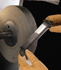 3M - 12" Diam, 2" Face Width, 5" Center Hole, Medium Grade, Aluminum Oxide Deburring Wheel - Convolute, Soft Density 4 Grade, 3,000 RPM - USA Tool & Supply