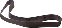 3M - 2" Wide x 60" OAL, 240 Grit, Aluminum Oxide Abrasive Belt - Aluminum Oxide, Very Fine, Coated, X Weighted Cloth Backing, Series 341D - USA Tool & Supply