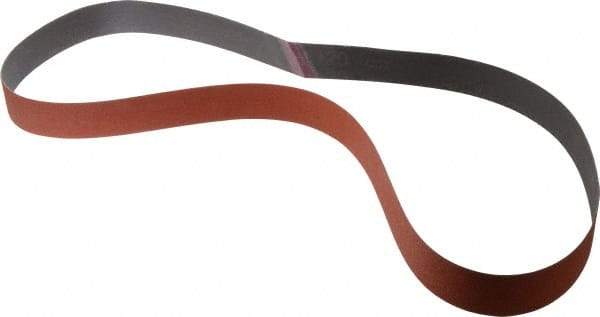 3M - 1-1/2" Wide x 60" OAL, 120 Grit, Ceramic Abrasive Belt - Ceramic, Fine, Coated, Y Weighted Cloth Backing, Wet/Dry, Series 777F - USA Tool & Supply