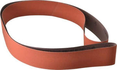 3M - 2" Wide x 72" OAL, 220 Grit, Ceramic Abrasive Belt - Ceramic, Very Fine, Coated, J Weighted Cloth Backing, Series 707E - USA Tool & Supply
