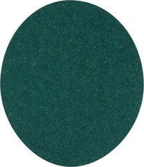 3M - 5" Diam, 40 Grit Aluminum Oxide Adhesive PSA Disc - Coarse Grade, Green, E Weighted Backing, Flexible, Use with Random Orbital Sanders - USA Tool & Supply