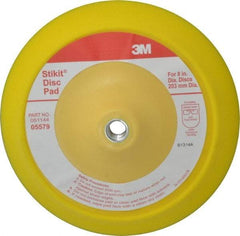 3M - 8" Diam Adhesive/PSA Disc Backing Pad - Medium Density, 3,000 RPM - USA Tool & Supply