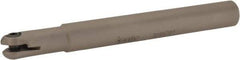 Iscar - 1/2" Cut Diam, 1/2" Shank Diam, 4.7" OAL, Indexable Ball Nose End Mill - 1.2" Head Length, Straight Shank, HCM D.50 Toolholder, HBF D.50, HBR D.50, HCR D.50 Insert - USA Tool & Supply