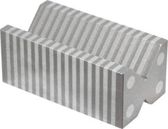 Value Collection - 1-3/4" Max Capacity, 90° Angle, Aluminum V-Block - 4-3/8" Long x 2-3/8" Wide x 1-7/8" High, Sold as Individual - USA Tool & Supply