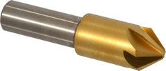 Melin Tool - 1/2" Head Diam, 3/8" Shank Diam, 6 Flute 82° Cobalt Countersink - USA Tool & Supply