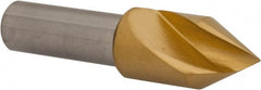 Melin Tool - 1/2" Head Diam, 3/8" Shank Diam, 1 Flute 60° Cobalt Countersink - USA Tool & Supply