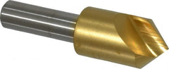 Melin Tool - 5/8" Head Diam, 3/8" Shank Diam, 1 Flute 90° Cobalt Countersink - USA Tool & Supply