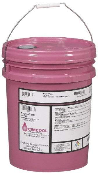 Cimcool - Cimstar 3890, 5 Gal Pail Cutting & Grinding Fluid - Semisynthetic, For Boring, Drilling, Grinding, Milling - USA Tool & Supply