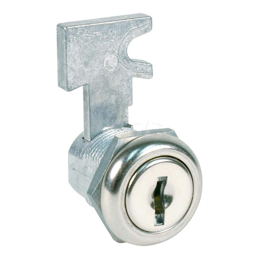 Camlocks, Side Latches & Pawl Latches; Lock Type: Standard; Deadbolt Cabinet & Drawer; Body Diameter: 0.7500; Body Diameter: .75; Key Type: Keyed Alike; Maximum Thickness: 1/4; Fastening Style: Nut; Camlock Style: Straight; Finish/Coating: 304 Stainless S