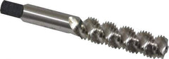 Heli-Coil - M10x1.50 Metric Coarse, 3 Flute, Bottoming Chamfer, Bright Finish, High Speed Steel Spiral Flute STI Tap - Right Hand Flute, 3-3/8" OAL, 9.32mm Shank Diam, 1-21/32" Thread Length, 5H Class of Fit - Exact Industrial Supply