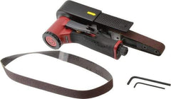 Chicago Pneumatic - 20 x 520 mm, 22,000 RPM Air Belt Sander - 1/4 Inch Inlet, 14.62 CFM Air Consumption - USA Tool & Supply