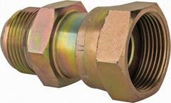 Voss - 1-15/16 - 12 Male Thread x 1-7/16 - 12 Female Thread, Zinc Plated Carbon Steel Industrial Pipe Adapter - MJIC x FORFS - USA Tool & Supply