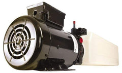 Stone - 2,750 Max psi, 1.7 GPM, Hydraulic Power Unit - 4 Qt Tank, 31-1/2" Long x 6.9" Wide x 10.8" High, 9/16-18 SAE Port Size, 1 Phase, 230 VAC, 18 Amp - USA Tool & Supply