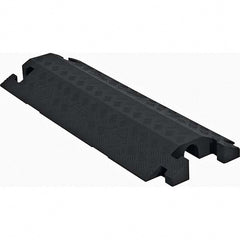 Checkers - On Floor Cable Covers Cover Material: Polyurethane Number of Channels: 1 - USA Tool & Supply