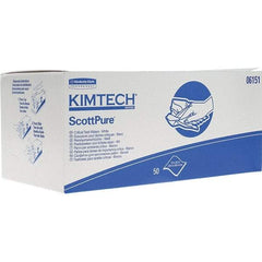 Kimtech - Flat Fold Clean Room/Lab/Critical Task Wipes - 23" x 12" Sheet Size - USA Tool & Supply