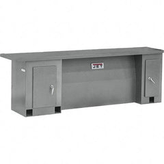 Jet - 48" Long x 40" High x 30" Deep, Lathe Cabinet Stand - Compatible with 13 x 40 Geared Head Bench Lathes - USA Tool & Supply