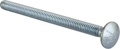 Value Collection - 1/4-20 UNC 3-1/2" Length Under Head, Standard Square Neck, Carriage Bolt - Grade 5 Steel, Zinc-Plated Finish - USA Tool & Supply