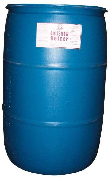 Bare Ground Solutions - 55 Gal Drum Magnesium Chloride Liquid - Effective to -25°F - USA Tool & Supply