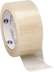 Intertape - 2" x 60 Yd Clear Rubber Adhesive Sealing Tape - Polypropylene Film Backing, 3 mil Thick, 32 Lb Tensile Strength, Series 1100 - USA Tool & Supply