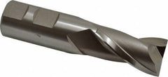 Hertel - 7/8" Diam, 1-1/2" LOC, 2 Flute High Speed Steel Keyway End Mill - Spiral Flute, Uncoated, 7/8" Shank Diam, 3-3/4" OAL, 30° Helix, Centercutting - USA Tool & Supply