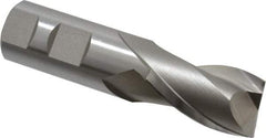 Hertel - 1" Diam, 1-5/8" LOC, 2 Flute High Speed Steel Keyway End Mill - Spiral Flute, Uncoated, 1" Shank Diam, 4-1/8" OAL, Centercutting - USA Tool & Supply