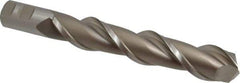 Hertel - 1-1/2", 8" LOC, 1-1/4" Shank Diam, 10-1/2" OAL, 2 Flute, High Speed Steel Square End Mill - Single End, Uncoated, Spiral Flute, 42° Helix, Centercutting, Right Hand Cut, Right Hand Flute - USA Tool & Supply