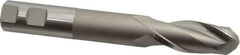 Hertel - 1" Diam, 2-1/2" LOC, 2 Flute Cobalt Ball End Mill - Uncoated, Single End, 7-1/4" OAL, 1" Shank Diam, Spiral Flute - USA Tool & Supply